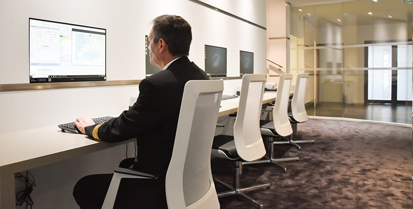 Crew support - Briefing Area - FBO Paris Le Bourget